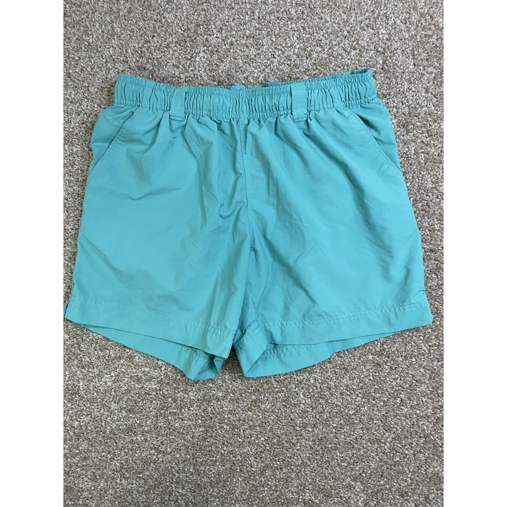 Columbia Swim Trunks Shorts Drawstring Waist Mens Size S Green